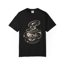 Blackwork Orbit Camping Mug T-Shirt Graphic