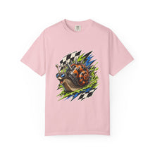 Punk Racing Snail Emblem T-Shirt Graphic