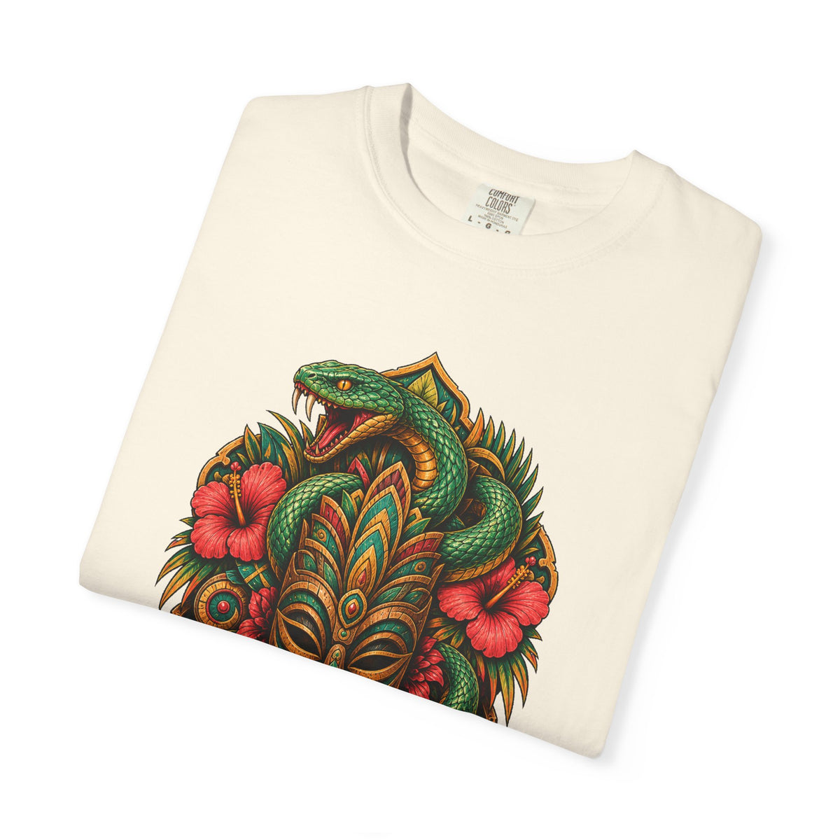 Tropical Serpent Mask T-Shirt Graphic