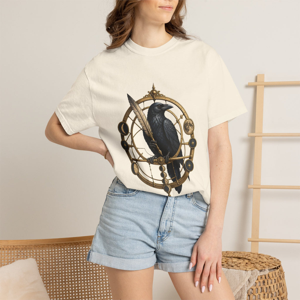 Poetcore Raven Astrolabe Graphic Tee