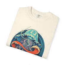 Aquamarine Moon Jellyfish Conductor Graphic Tee