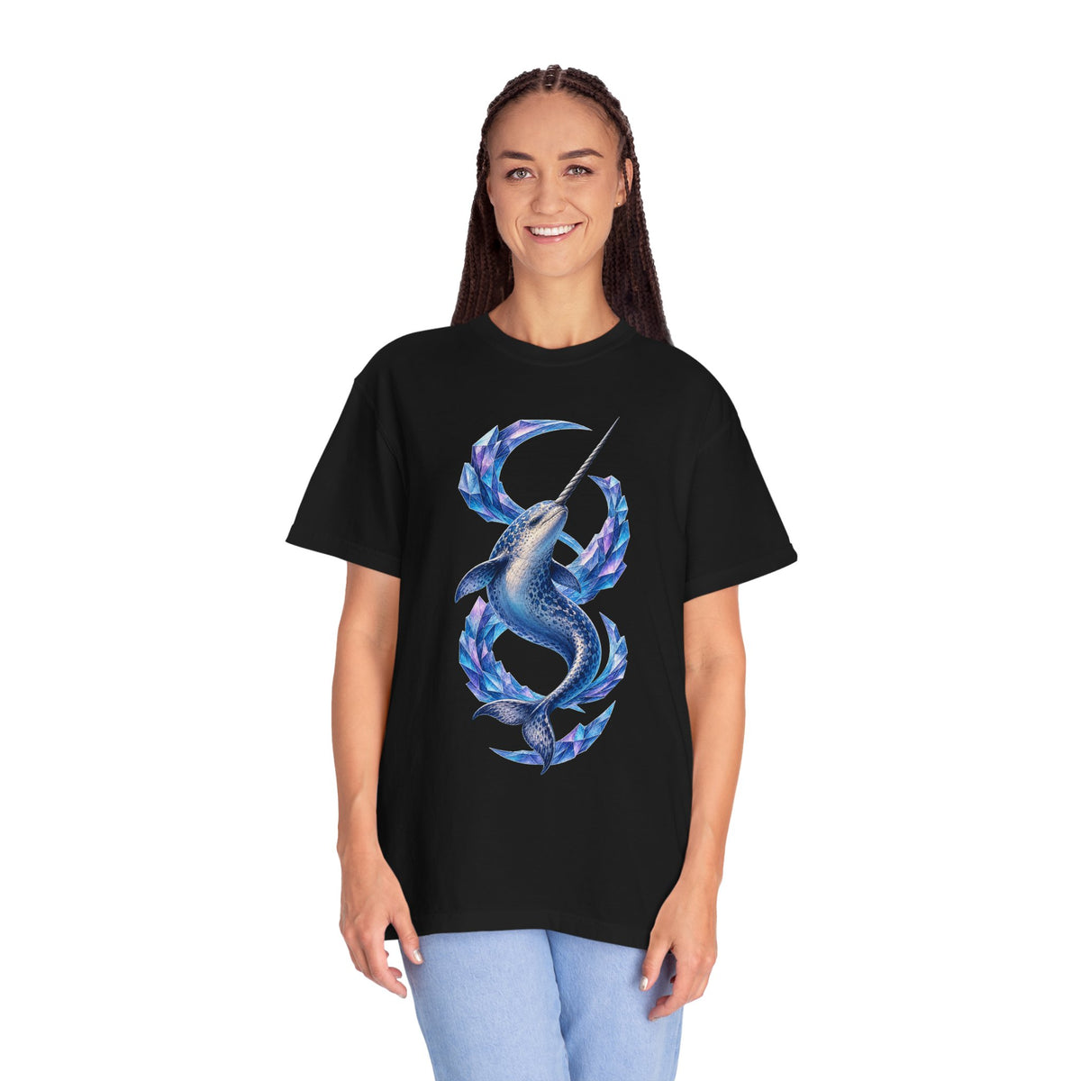 Arctic Narwhal Ice Prism Graphic Tee