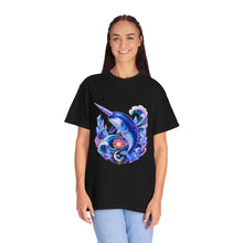 Vaporwave Crystal Narwhal Graphic Tee