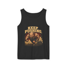 Keep Pushing Pig Black Workout Tank