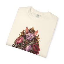 Velvet Zebra Sphinx Cat Graphic Tee