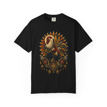 Folk Art Solar Rooster T-Shirt Graphic