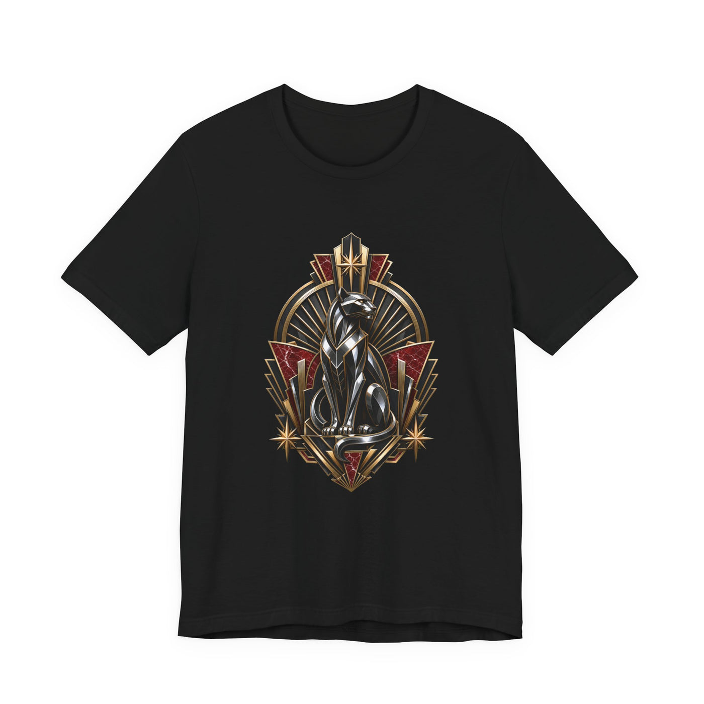 Neo Deco Chrome Guardian T-Shirt Graphic