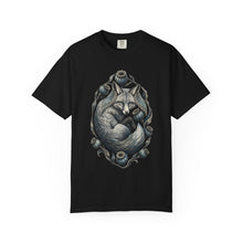 Moonlace Fox Familiar Folk Etching Graphic Tee