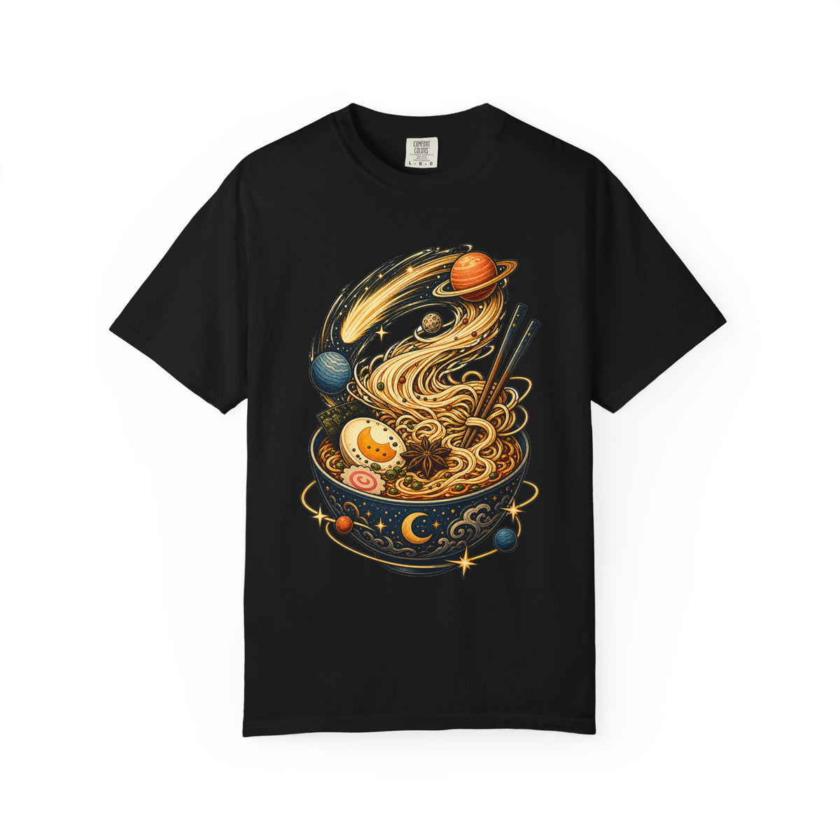 Celestial Ramen Comet Bowl T-Shirt Graphic