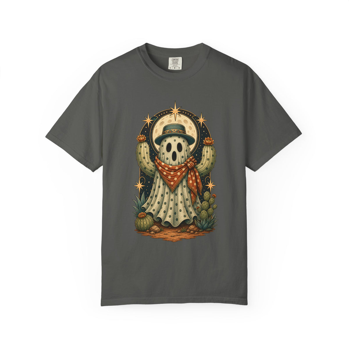 Polka Dot Ghost Cactus Graphic Tee