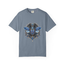 Cool Blue Brooch Beetle Crown T-Shirt Graphic