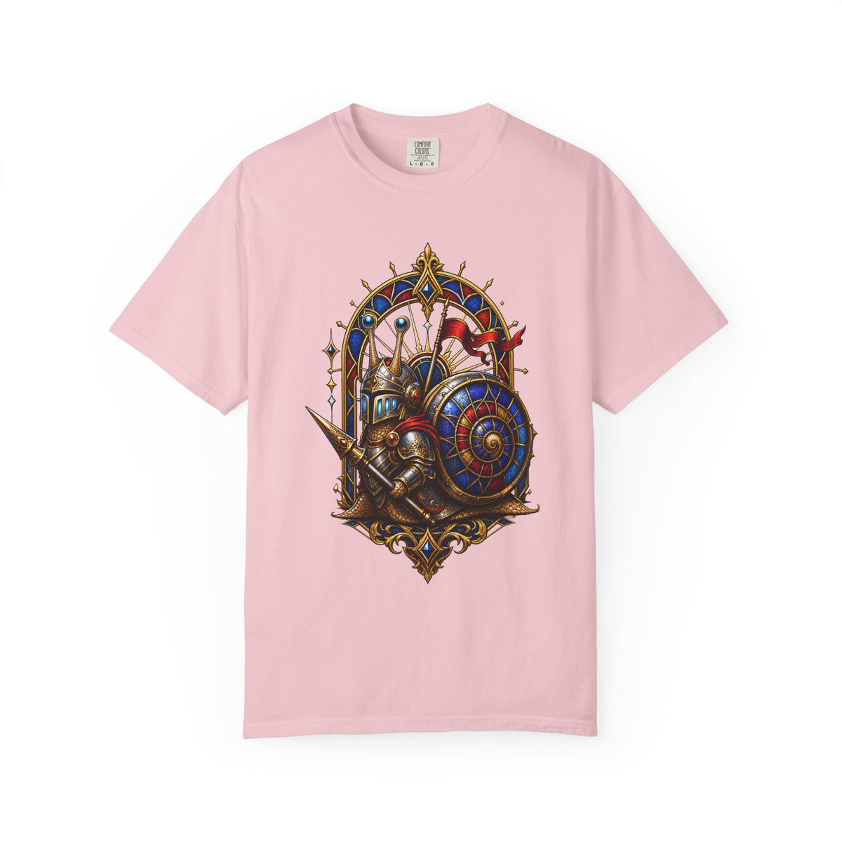 Future Medieval Snail Knight T-Shirt Graphic