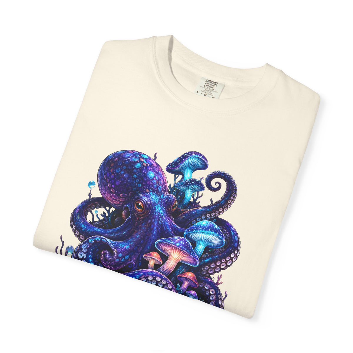 Bioluminescent Octopus Tidepool Graphic Tee
