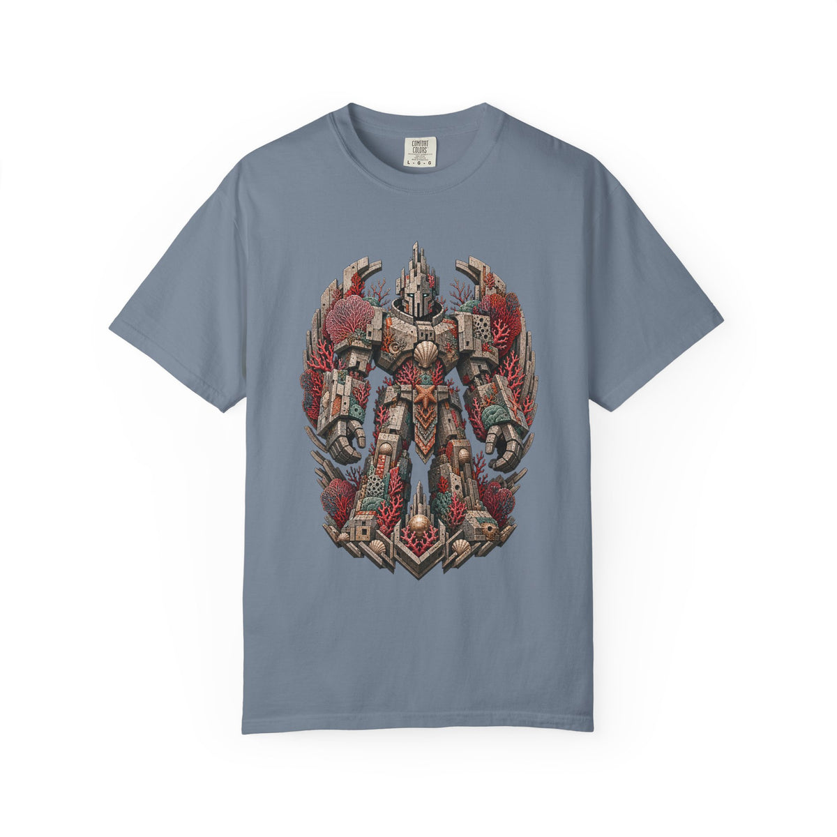 Brutalist Coral Golem T-Shirt Graphic
