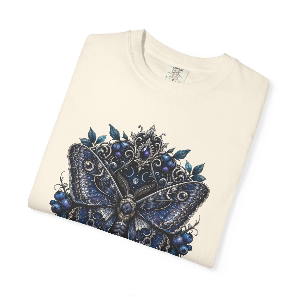 Gothic Blueberry Moth Graphic Tee