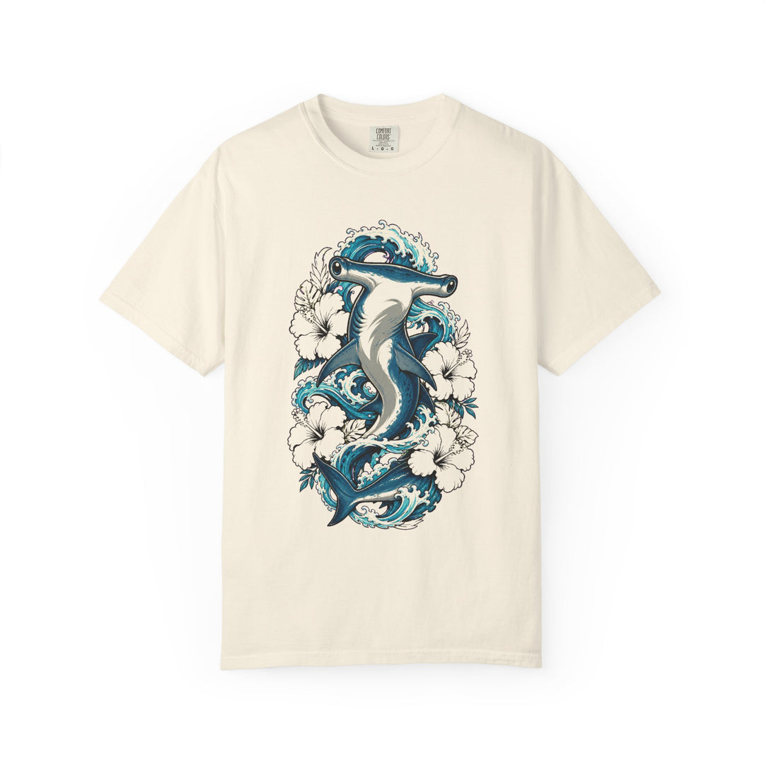 Surfcore Hibiscus Hammerhead Totem T-Shirt Graphic