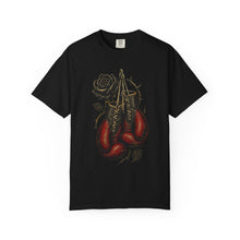 Black Rose Boxing Gloves Graphic Tee