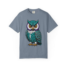 Teal Wise Owl Graphic T-Shirt Graphic
