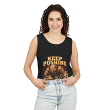 Keep Pushing Pig Black Workout Tank