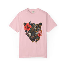 Zebra Bloom Panther Mask Graphic Tee