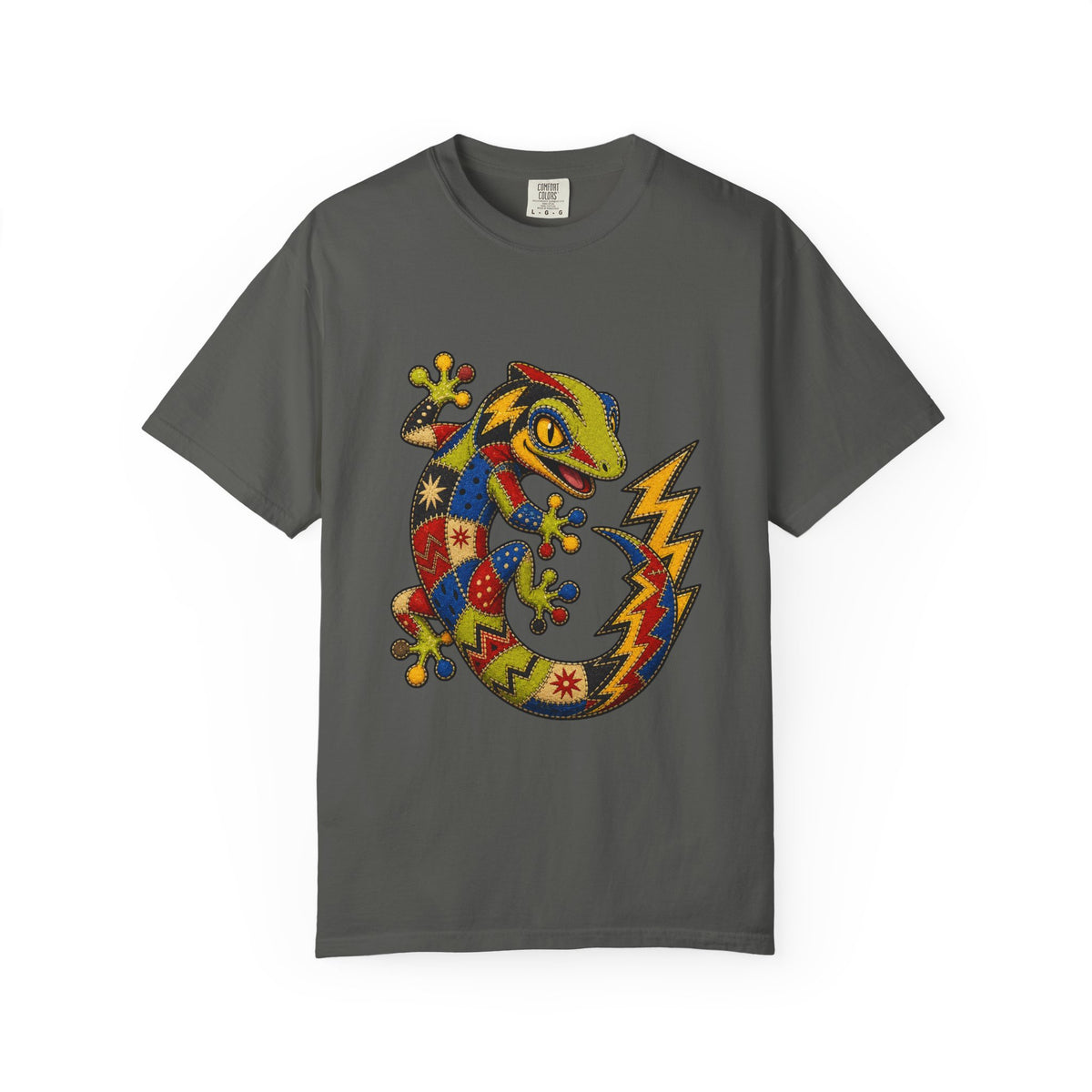 Patchwork Thunder Gecko Graphic Tee