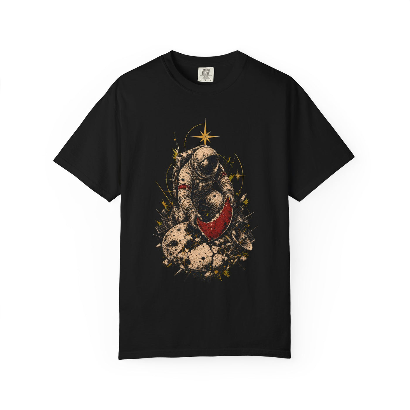 Lunar Salvage Astronaut T-Shirt Graphic