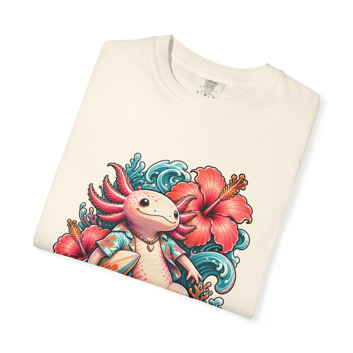 Hibiscus Reef Axolotl Drifter Graphic Tee