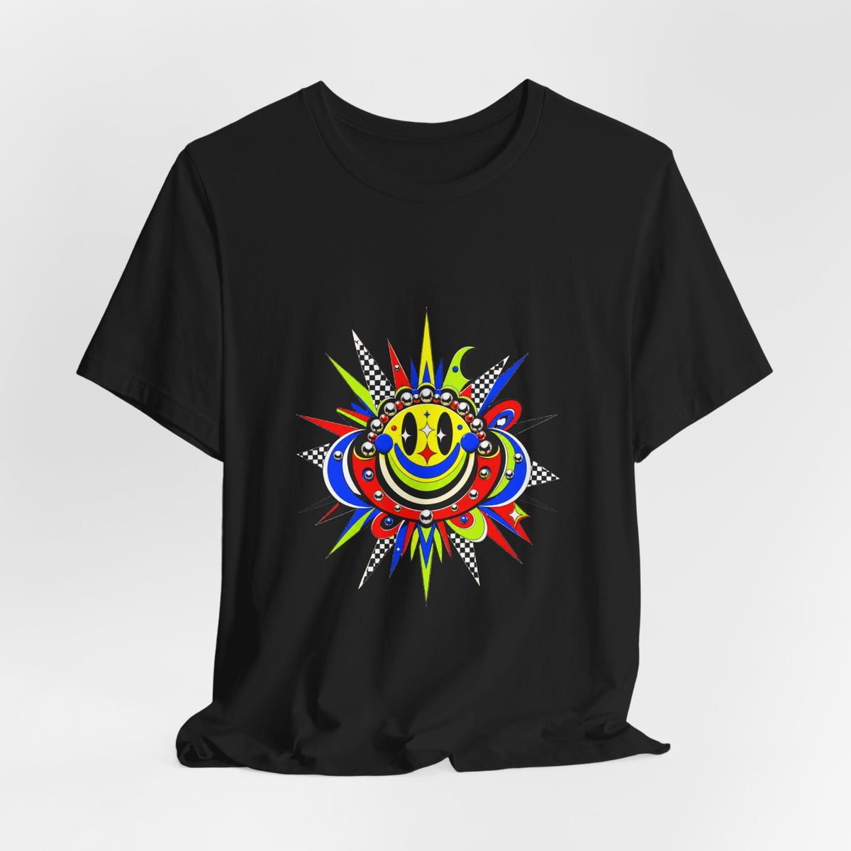 Dopamine Sunburst Emblem T-Shirt Graphic