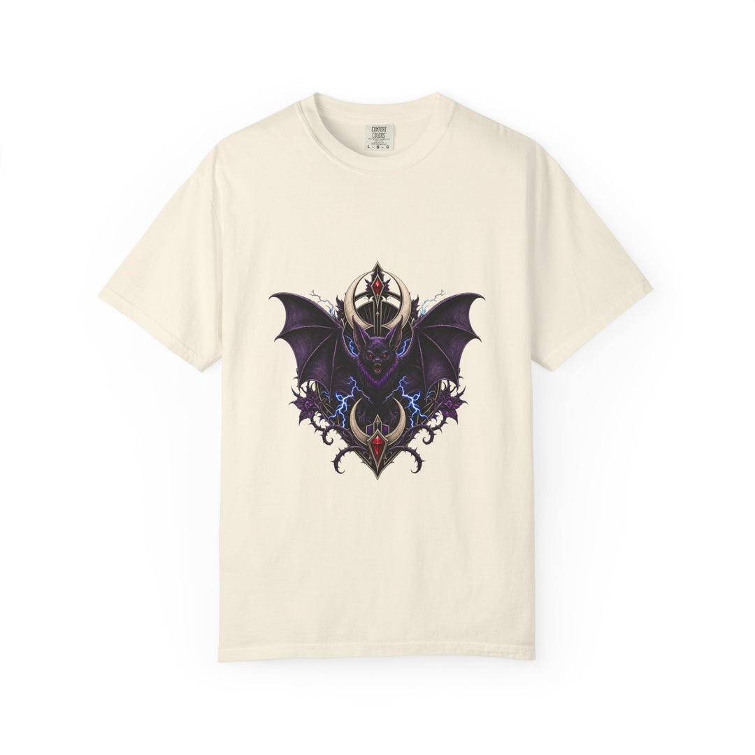 Velvet Thunder Bat Crest Graphic Tee