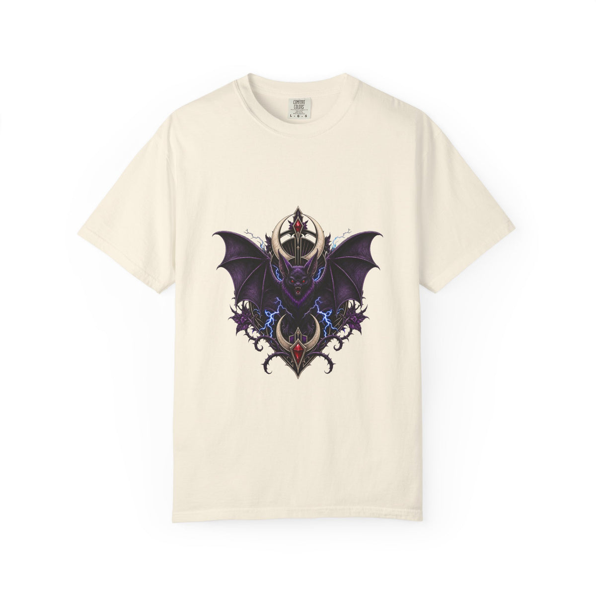 Velvet Thunder Bat Crest Graphic Tee