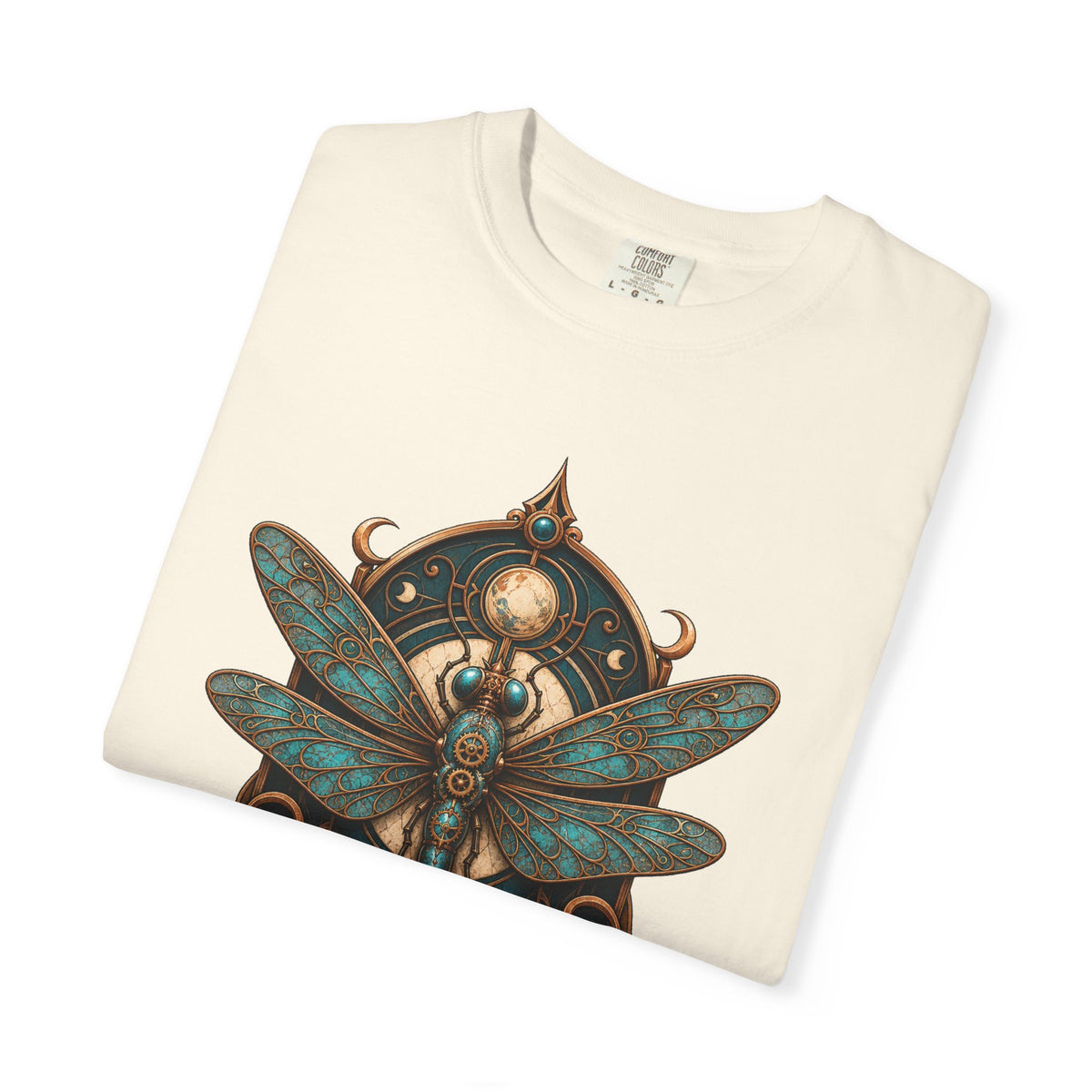 Patina Dragonfly Guardian Crest T-Shirt Graphic