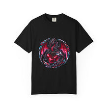 Cyber Glitch Cherry Wyvern Graphic Tee
