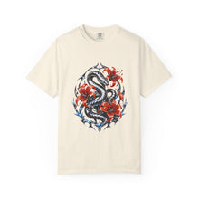 Chrome Tiger Lily Serpent Graphic Tee