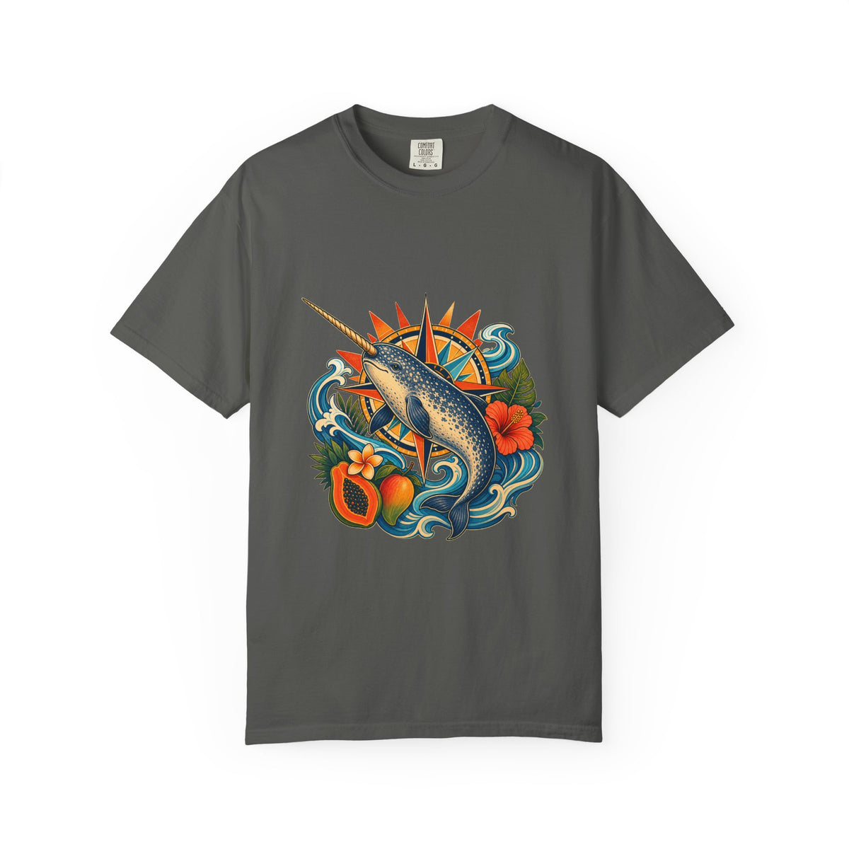 Paprika Compass Narwhal Graphic Tee