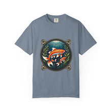 Ornamental Koi Pond Emblem T-Shirt Graphic