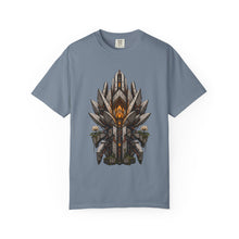Brutalist Concrete Lotus Mech T-Shirt Graphic