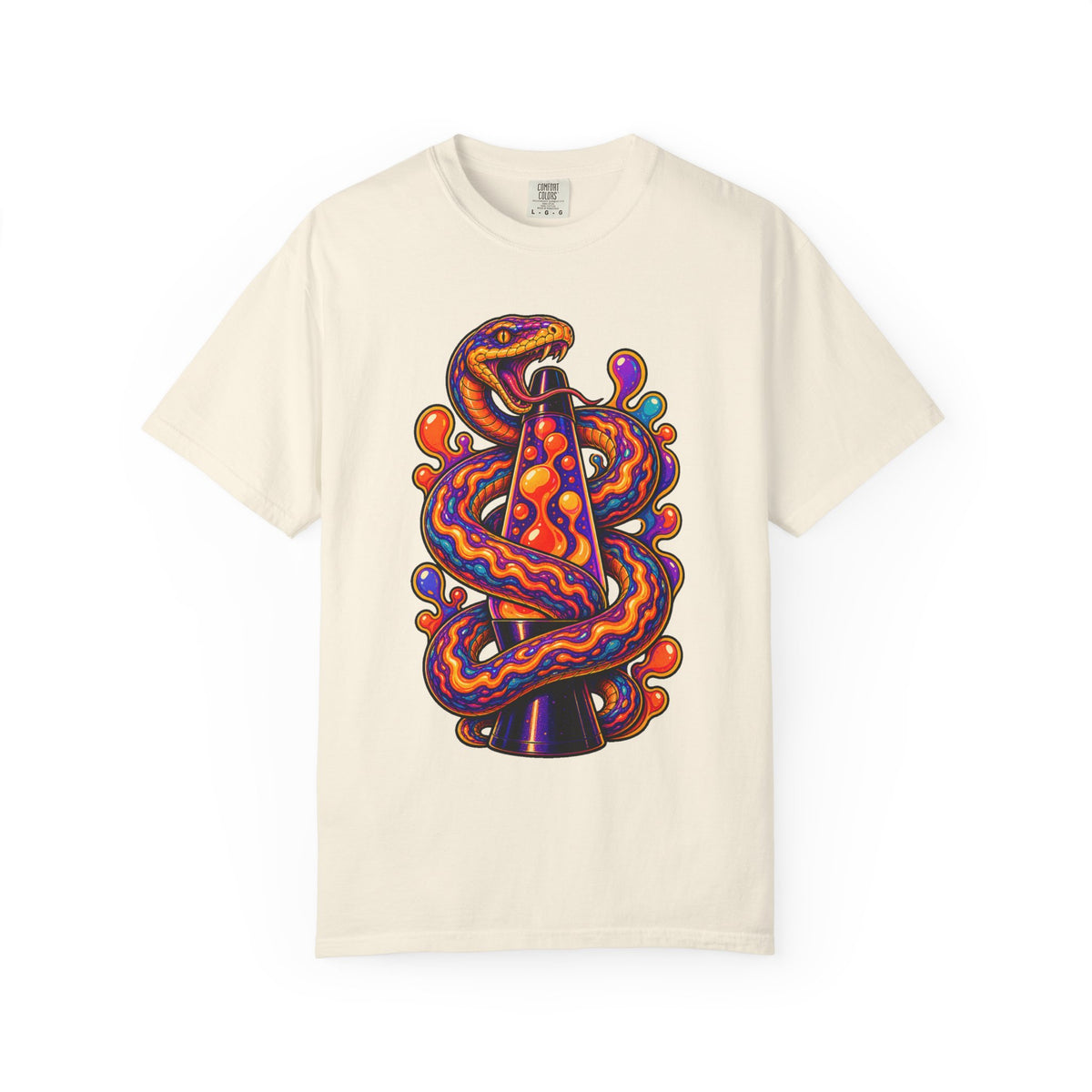 Psychedelic Lava Lamp Serpent T-Shirt Graphic