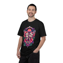 Vaporwave Botanical Theater Mask T-Shirt Graphic