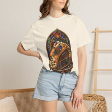 Stained Glass Library Cannoli T-Shirt Graphic