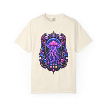 Arcade Jellyfish Neon Crest T-Shirt Graphic