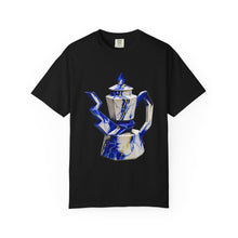 Cobalt Porcelain Lightning Teapot Graphic Tee
