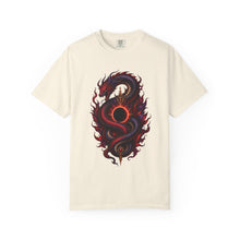 Red Purple Eclipse Serpent Graphic Tee
