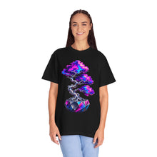 Liquid Neon Bonsai Glitch Graphic Tee