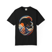 Alpine Updraft Paragliding Travel Poster Graphic Tee