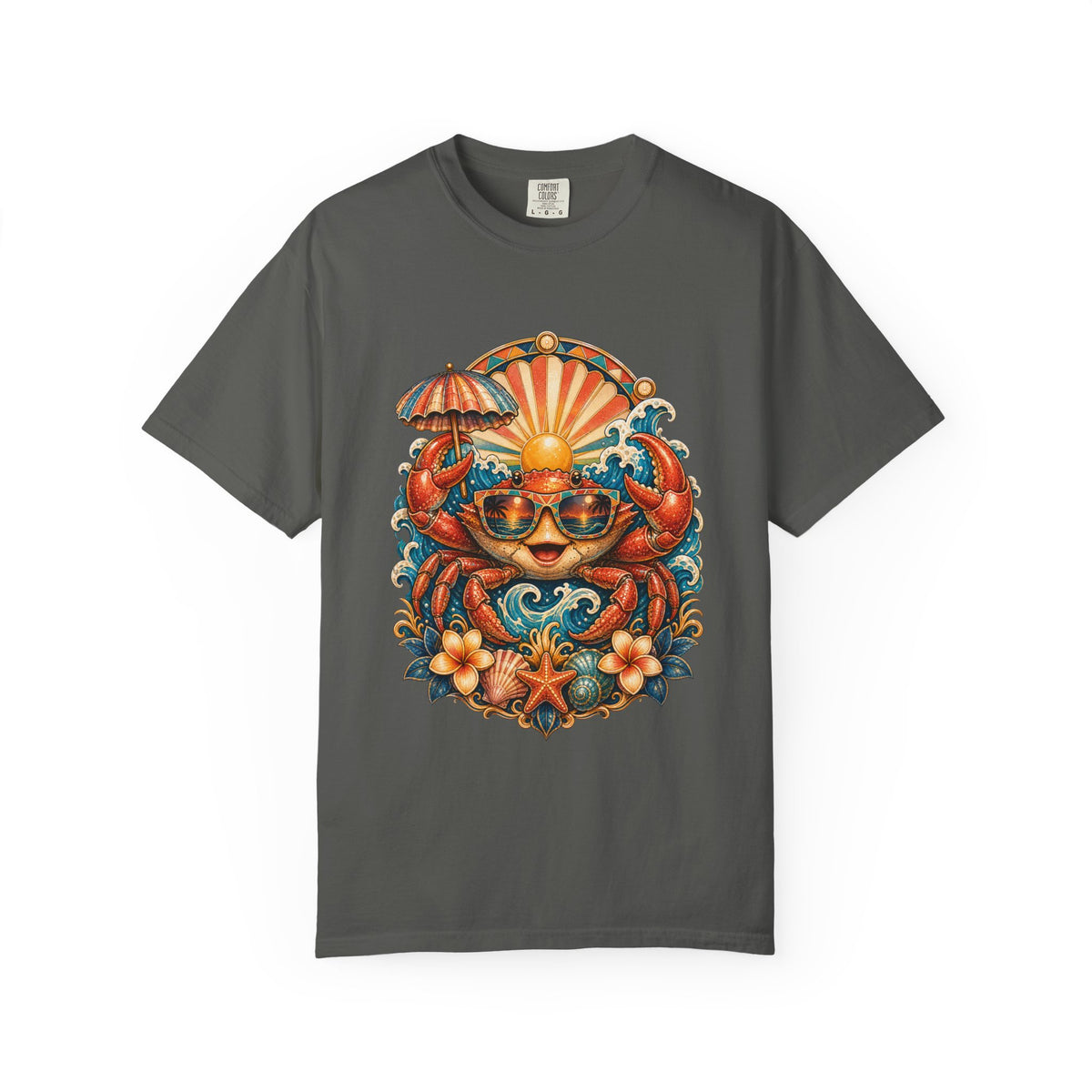 Retro Resort Crab T-Shirt Graphic