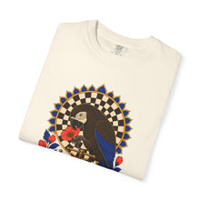 Espresso Parrot Flower Press Graphic Tee