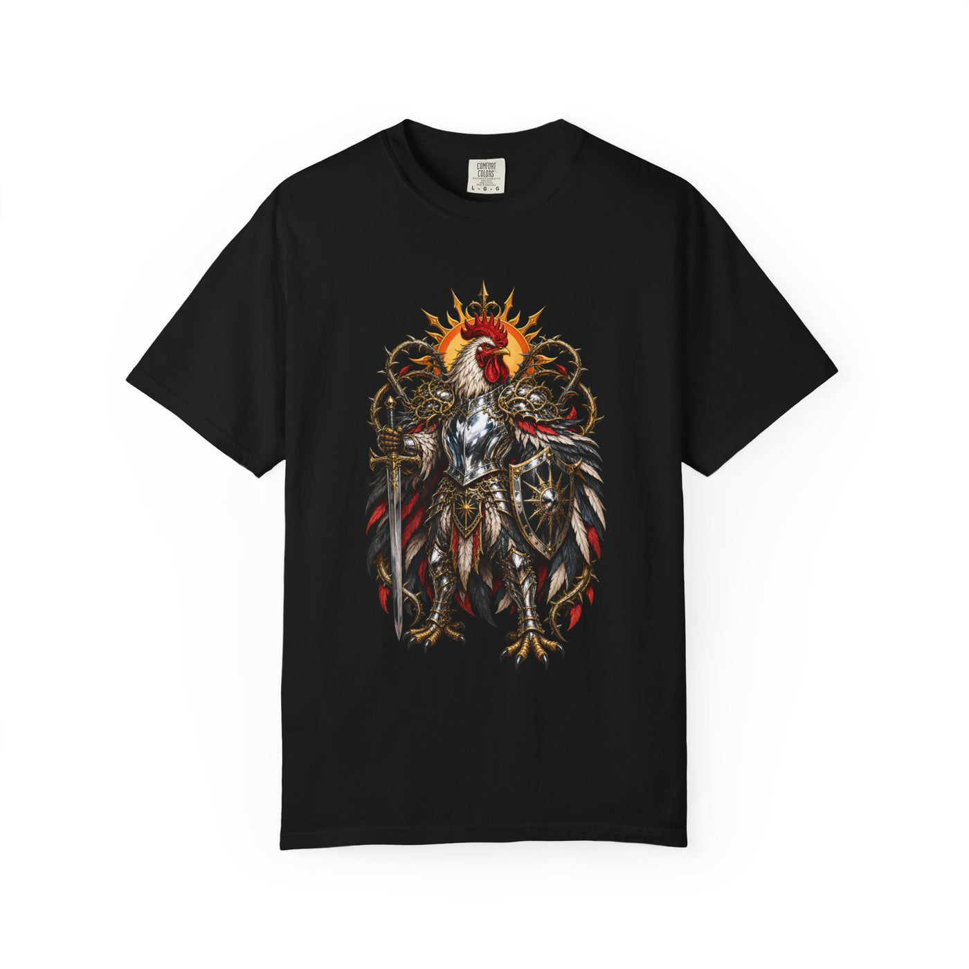 Chrome Thorn Rooster Graphic Tee