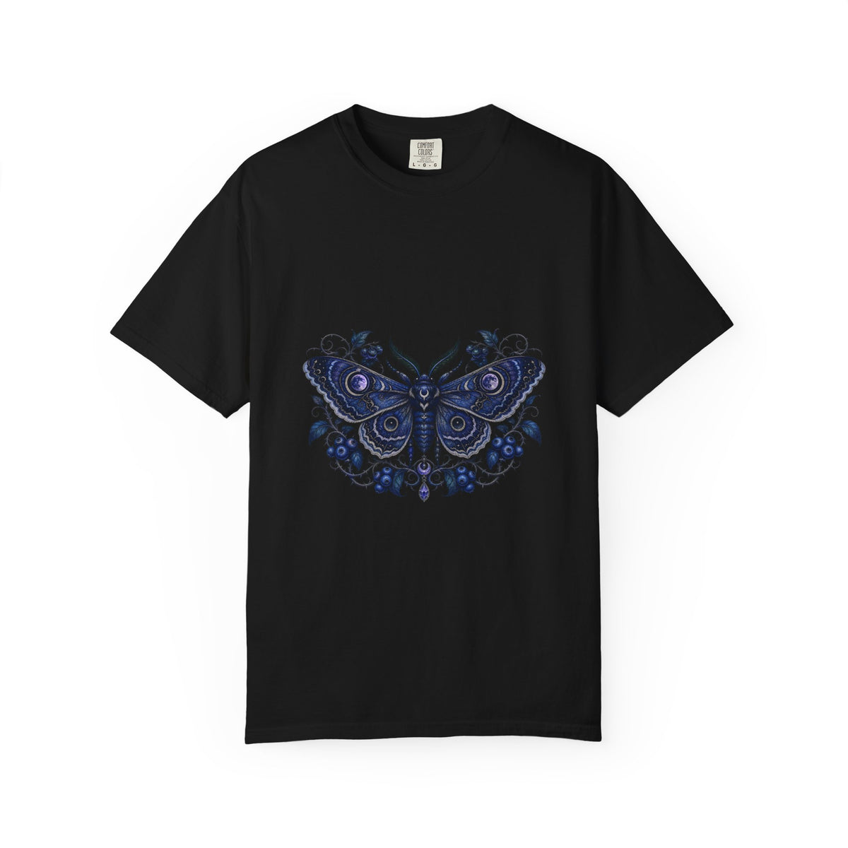 Gothic Blueberry Moth Graphic Tee
