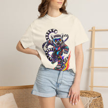 Neon Raceway Lemur Graphic Tee