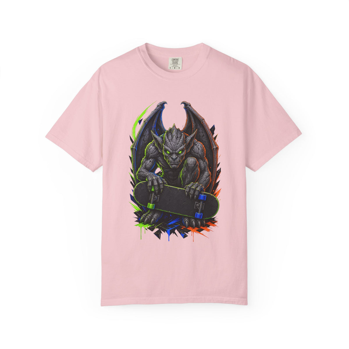 Neon Skate Gargoyle Graphic Tee